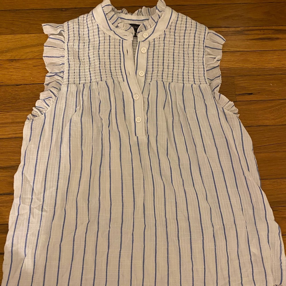 j-crew striped blouse